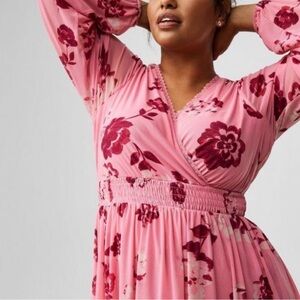 Torrid Pink Floral Blouse